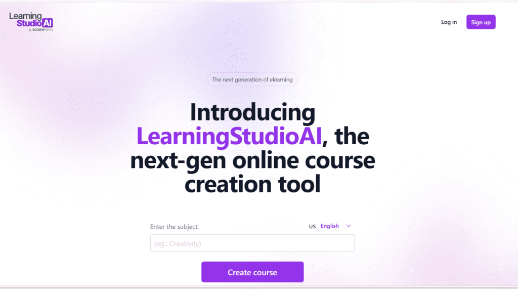 Learning Studio AI