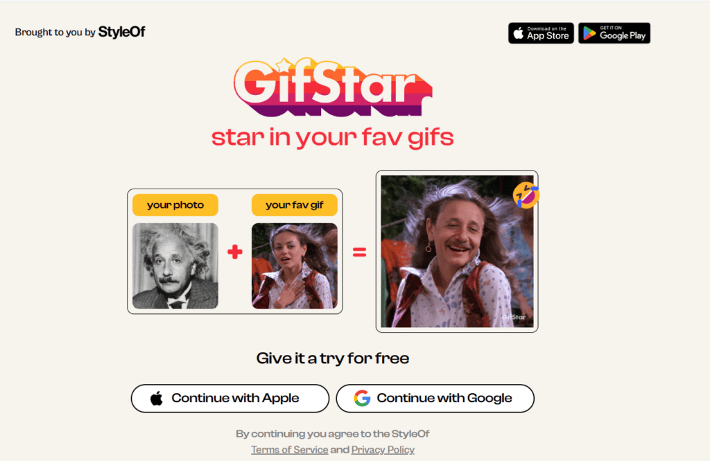 Gifstar AI Face Swap Gif