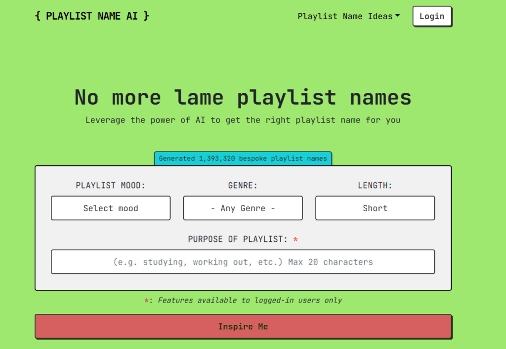 Playlistname