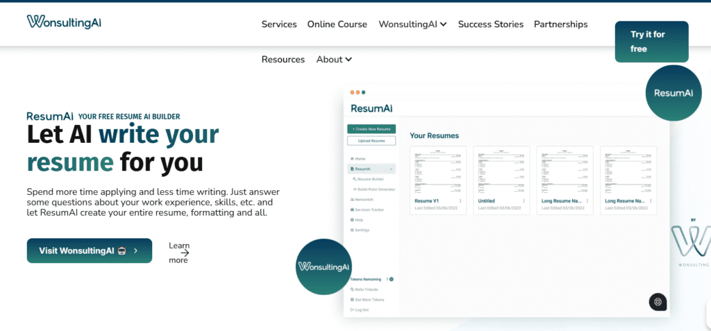 Wonsulting ResumAI