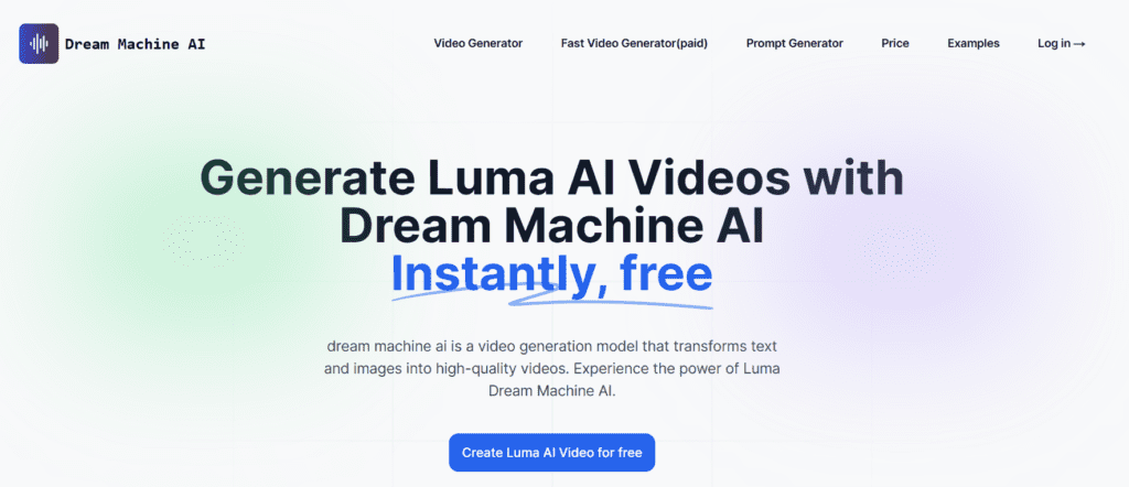 Dream Machine AI