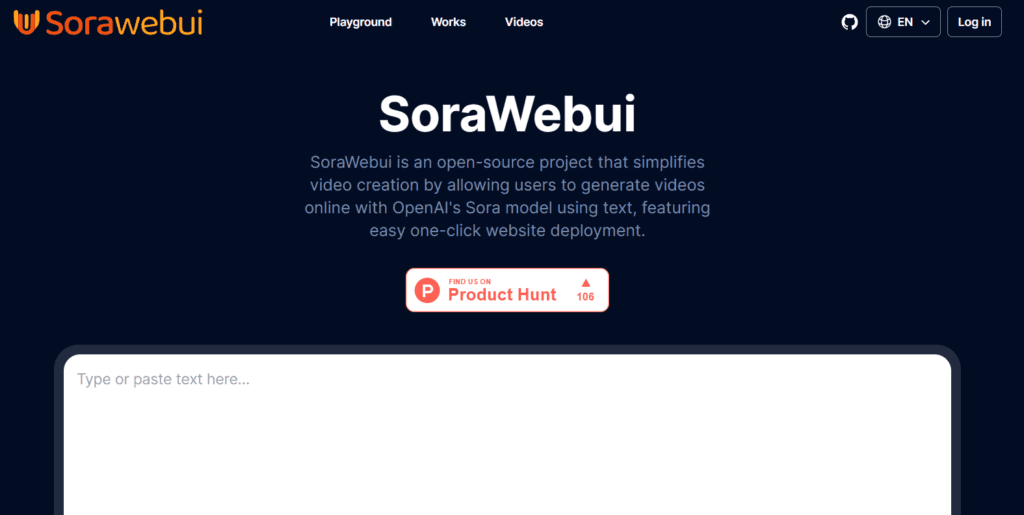 SoraWebUI