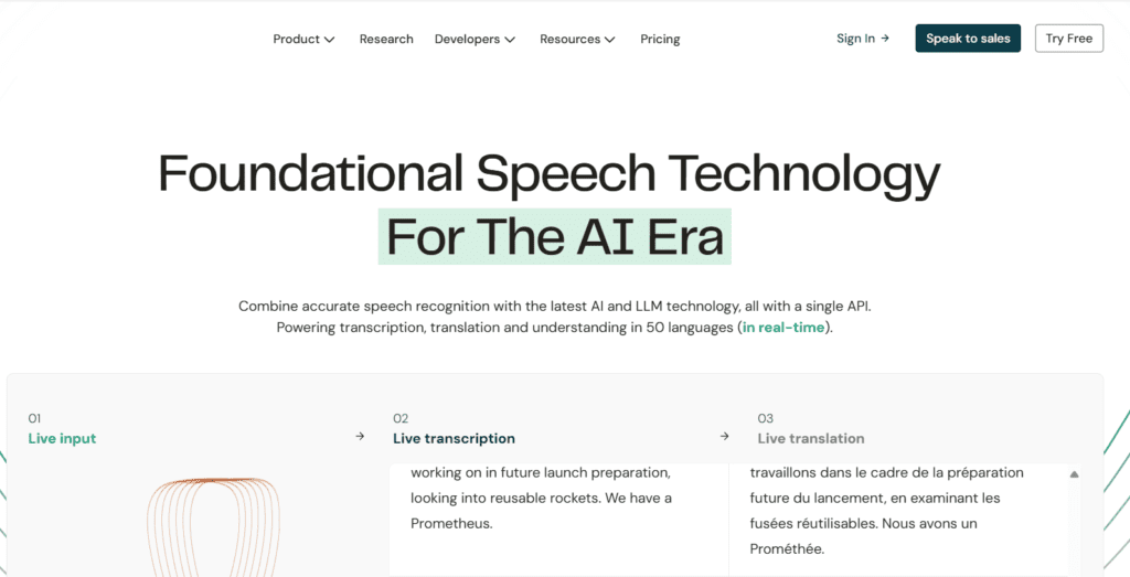 Speechmatics