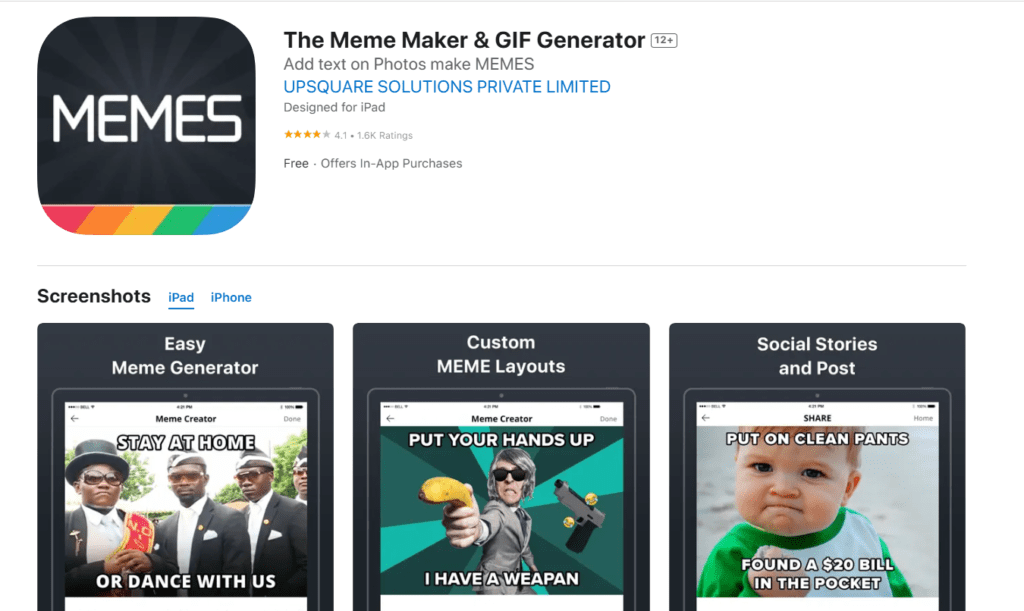 The MEMES GIF Generator