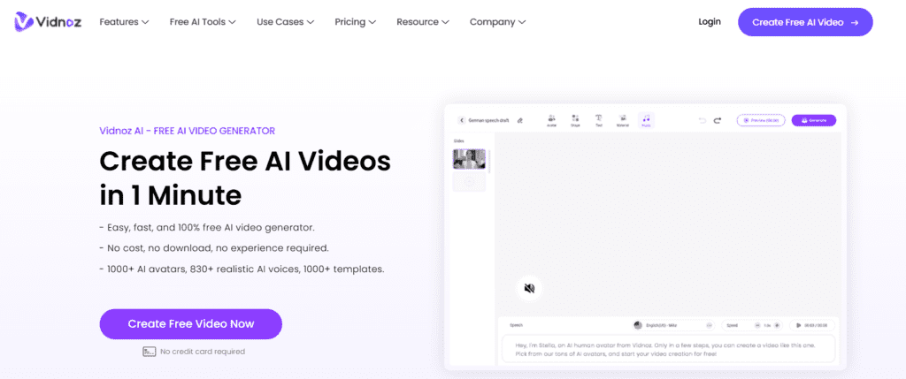 Vidnoz AI