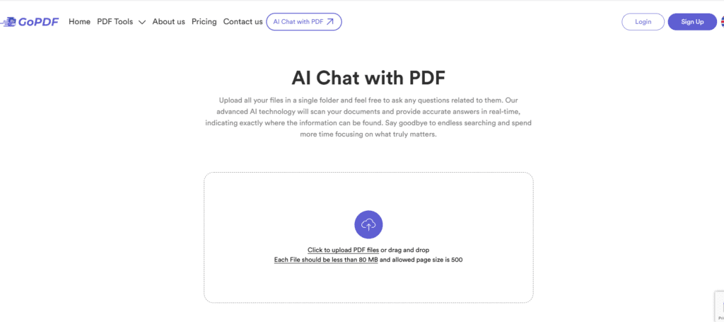 GoPDF Chat with PDF