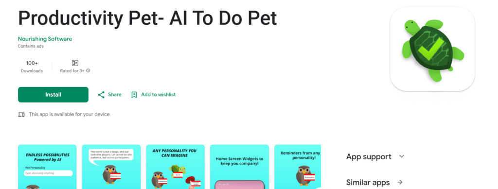 Productivity Pet- AI To Do Pet