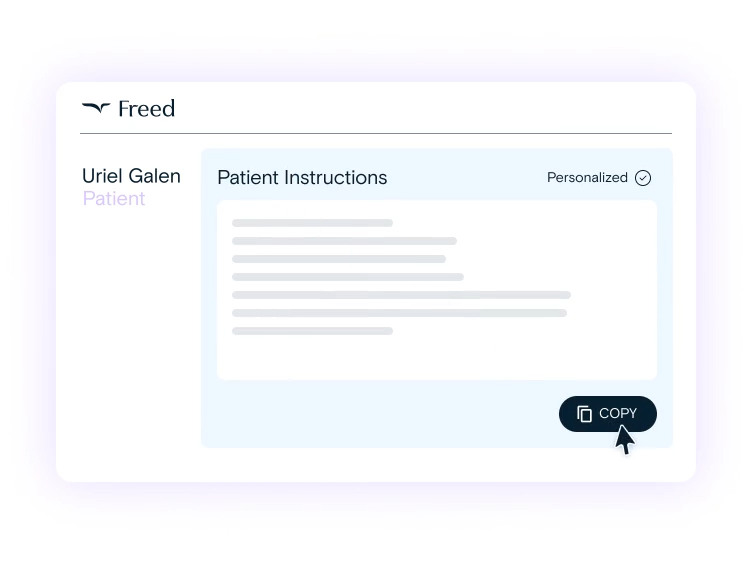 Freed AI Medical Scribe for Clinicians 