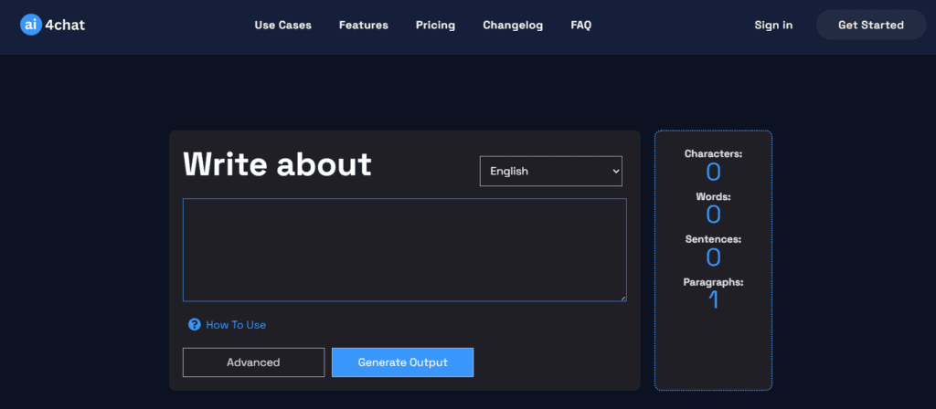 AI4Chat Pick Up Line Generator no signup
